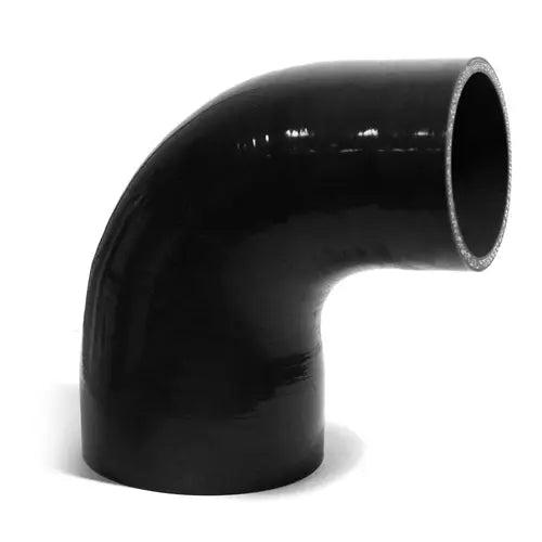 SAAS 90Deg 4 Ply Silicone Reducer 89mm x 102mm Black - SSH9089102
