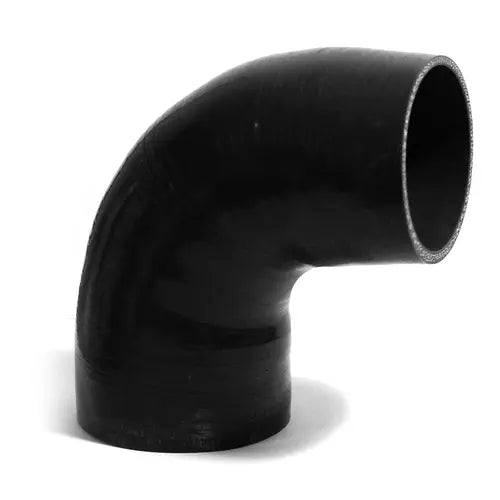 SAAS 90Deg 4 Ply Silicone Reducer 89mm x 95mm Black - SSH908995