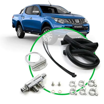 SAAS Oil Catch Tank Install Kit Mitsubishi Triton MQ-MR 2.4L 2015 - - ST3103