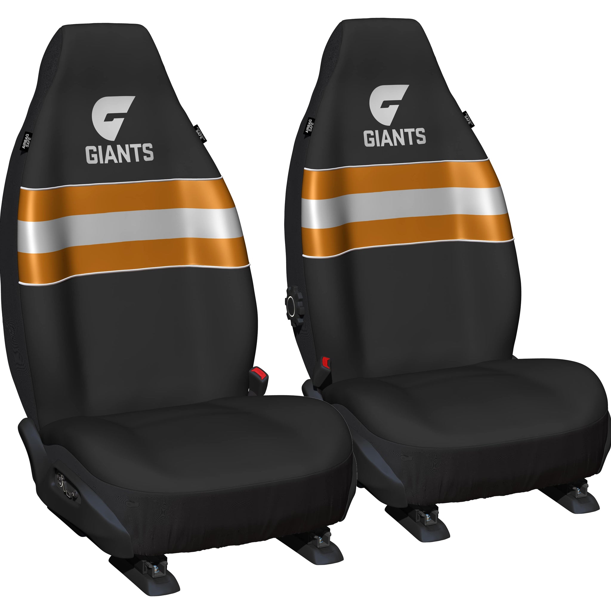 AFL Seat Cover Giants Universal Size 60 Front Pair - PPAFLGWS6/2