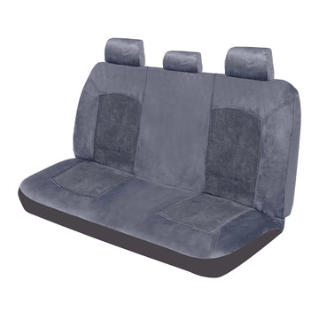 Ilana Charisma Rear Seat Cover - Universal Size 06H (Charcoal) - CHA06HCHA (Bulky Item - Freight Applies)