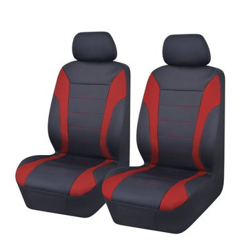 MyCar Universal Ultra Light Neoprene Front Seat Covers Size 30/35 - Blue/Red - NEOA3505