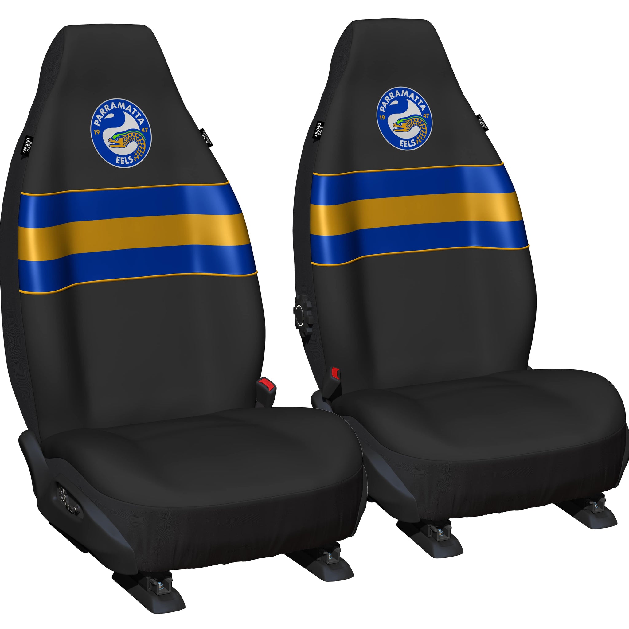 NRL Seat Cover Eels Universal Size 60 Front Pair - PPNRLEEL6/2