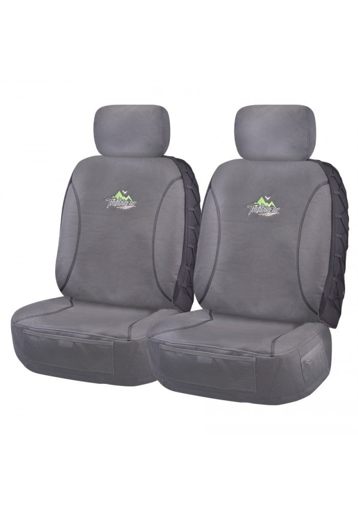 Trailblazer Universal 30/35 Airbag Front Canvas Seat Cover - Charcoal - TRA3508