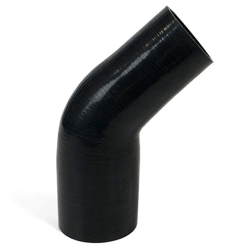 SAAS SSH456376 - 45 Degree Angled Silicone Reducer - 63mm x 76mm Black