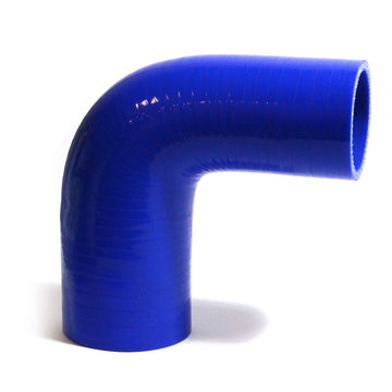 SAAS SSH905163E - 90 Degree 4 Ply Silicone Reducer 51mm x 63mm Blue