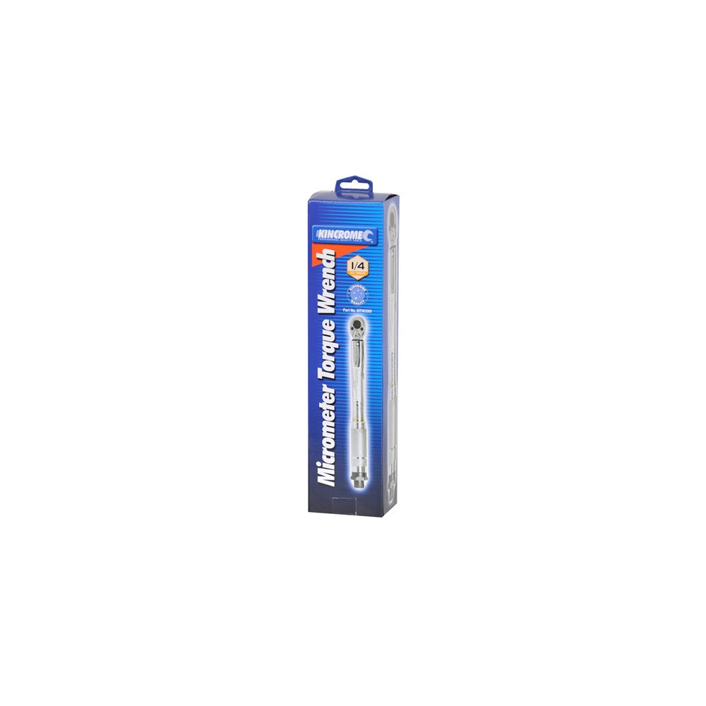Kincrome 1/4" Drive Micrometer Torque Wrench - MTW200I