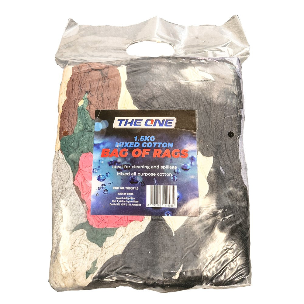 The One Bag Of Rags 1.5 Kg Mixed Cotton - THBOR1.5