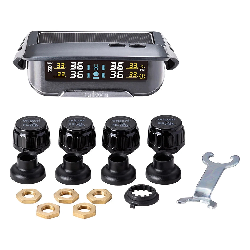 Oricom Tyre Pressure Monitoring System App with 4 External Sensors - TPMS10-4E