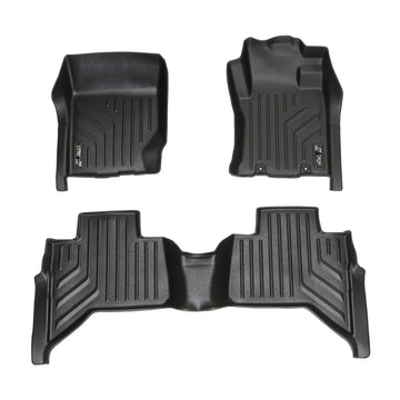 Maxliner Mitsubishi Triton 2024+ MaxPro Floor Mats (Row 1 & 2) - TRITON 24+ R12 (Pickup Only)