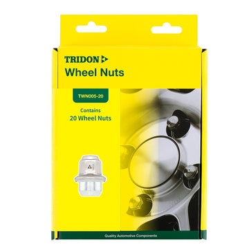 Tridon Wheel Nuts (20 Pack) - M12 x 1.5 Tapered Seat 37.5mm - TWN005-20