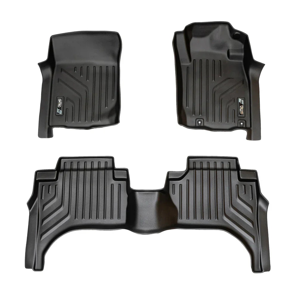 Maxliner Mitsubishi Triton 2015-2023 MaxPro Floor Mats (Row 1 & 2) - TRITON 15+ R12 (Pickup Only)