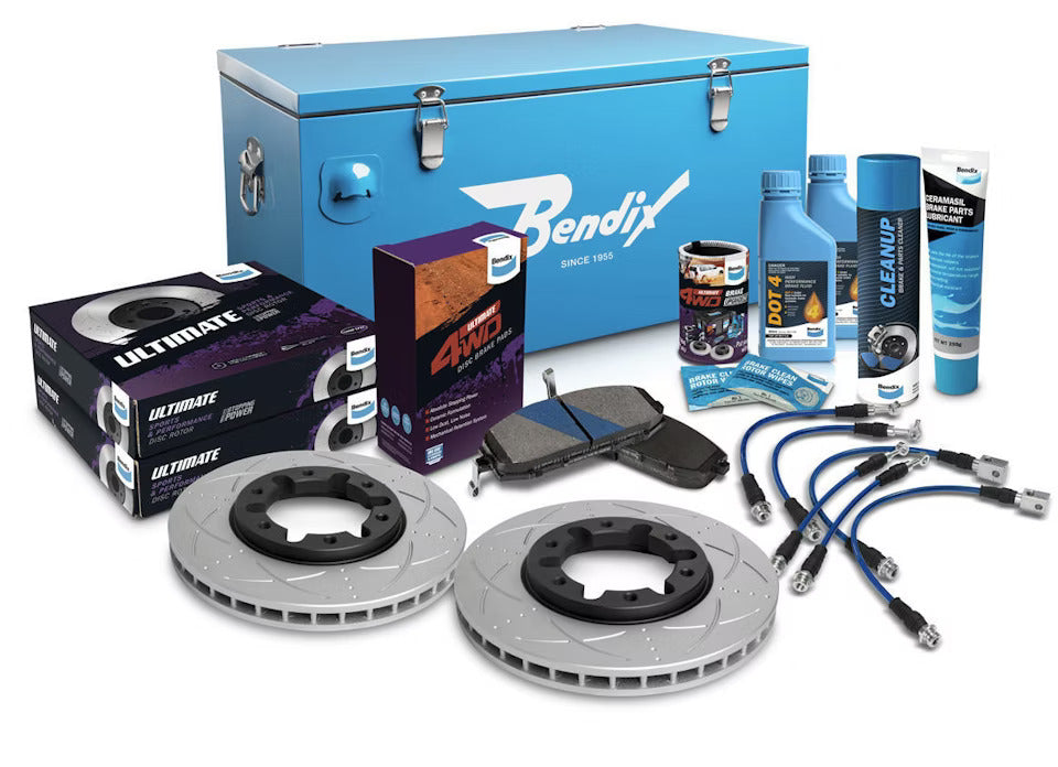 Bendix Ultimate 4WD Brake Upgr - U4WD-BUK18+2 (Bulky Item Freight Charges Apply)