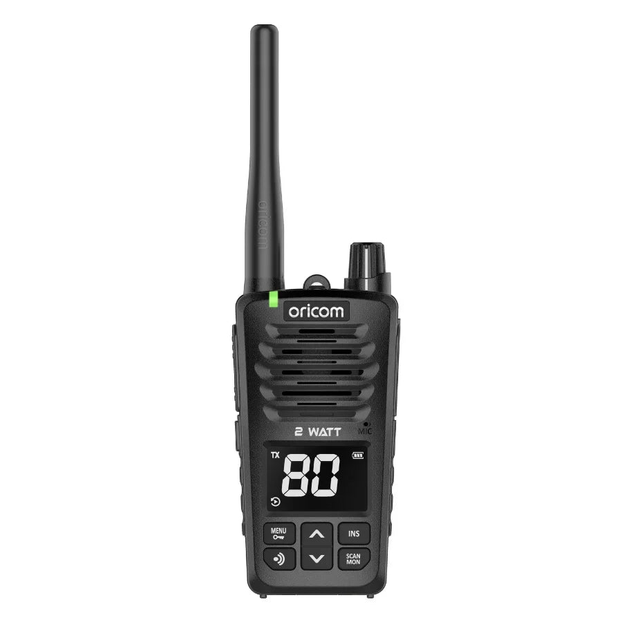 Oricom 2 Watt Waterproof / Floating IPX7 Portable 2W UHF CB Radio - UHF2600-1