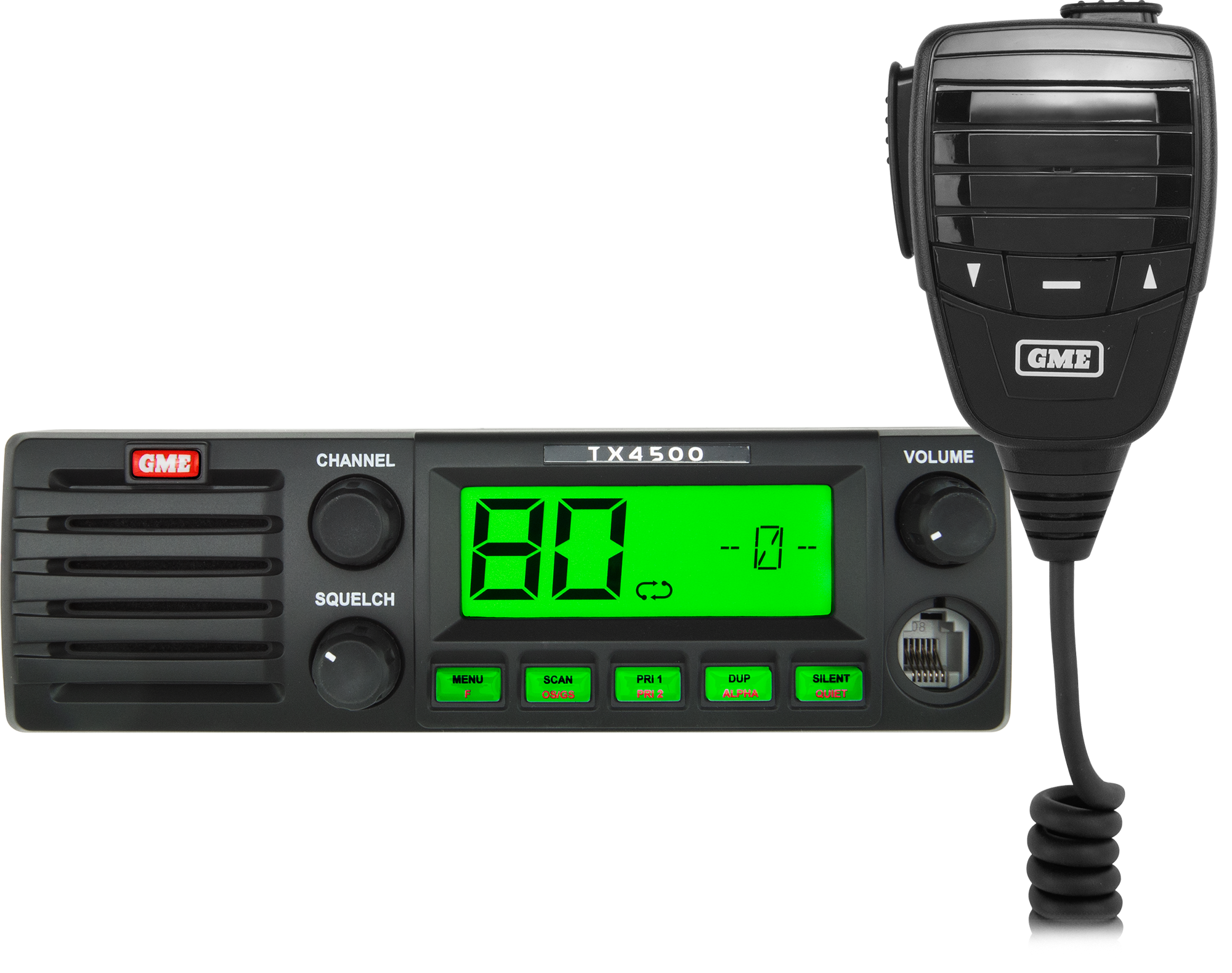 GME 5 Watt DIN Mount UHF CB Radio with ScanSuite, and bonus LED LENSER IW4R TX4500S-IW4R
