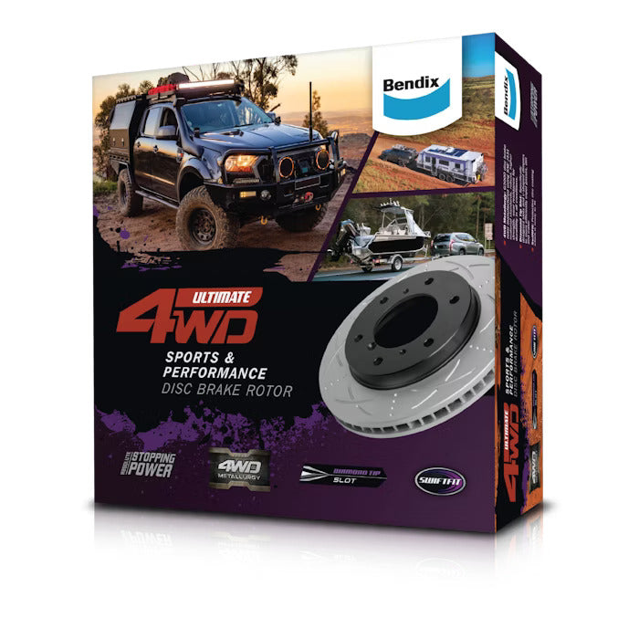 Bendix 260714 Bendix ULT4WD Brake Disc Rotor - BR2714ULT4WD