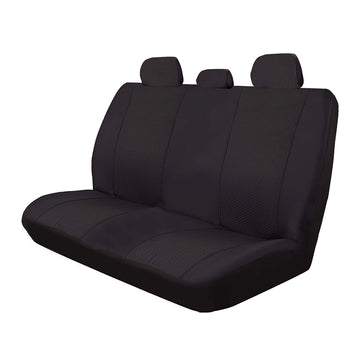 Ilana Venice Rear Seat Cover - Universal Size 06H (Black) - VEN06HBLK (Bulky Item - Freight Applies)