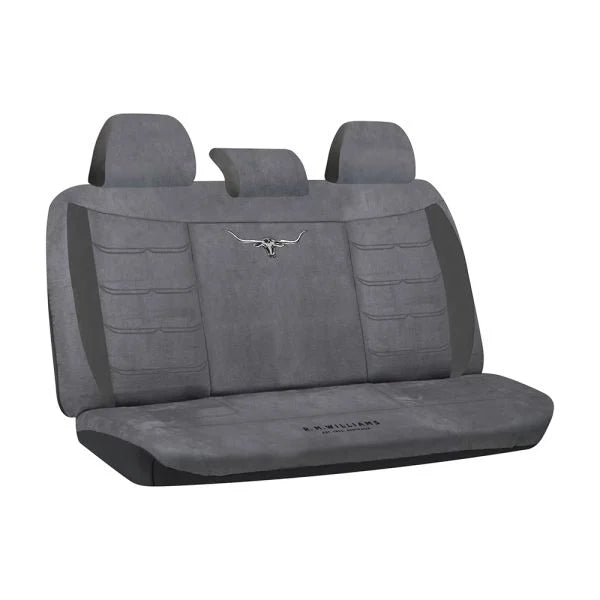 RM Williams Suede Velour Seat Covers Grey Size 06 - VLRMW23BX-GRY06