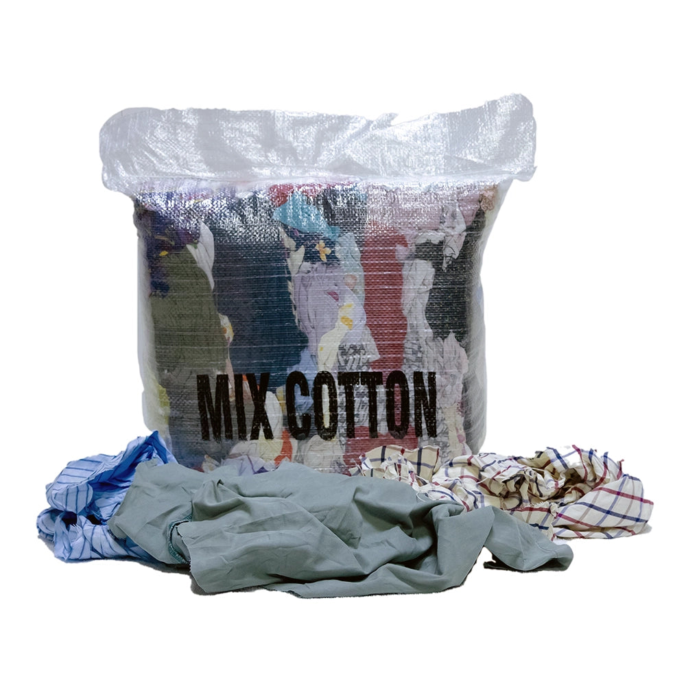 Wrags 10kg Mixed Cotton Rag Bag - MIX10
