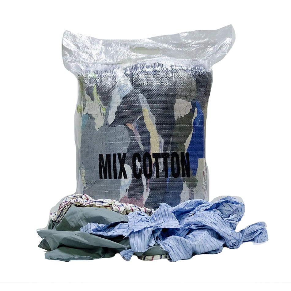 Wrags 15kg Mixed Cotton Rag Bag - MIX15