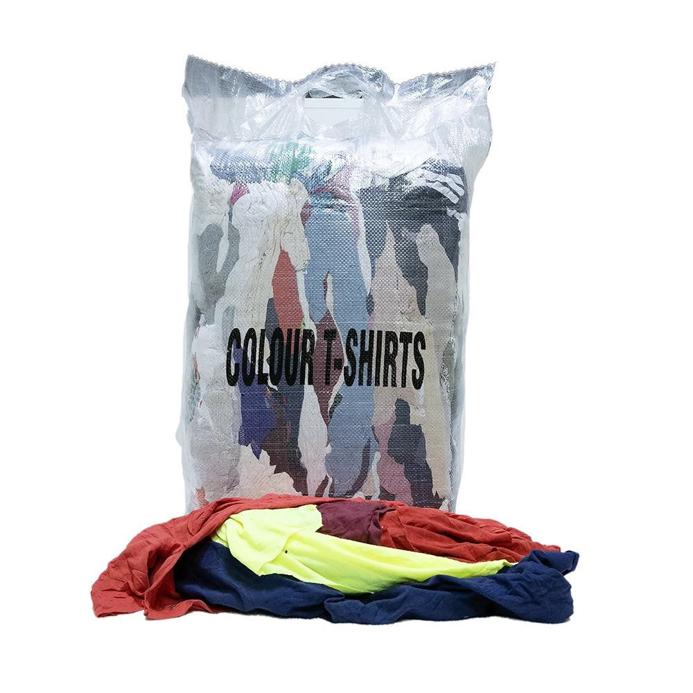 Wrags 15kg Coloured T-Shirt Rag Bag - SIC15