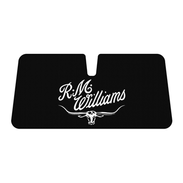 RM Williams Front Universal Sunshade Traditional  Logo Design - WSRM23-TRA