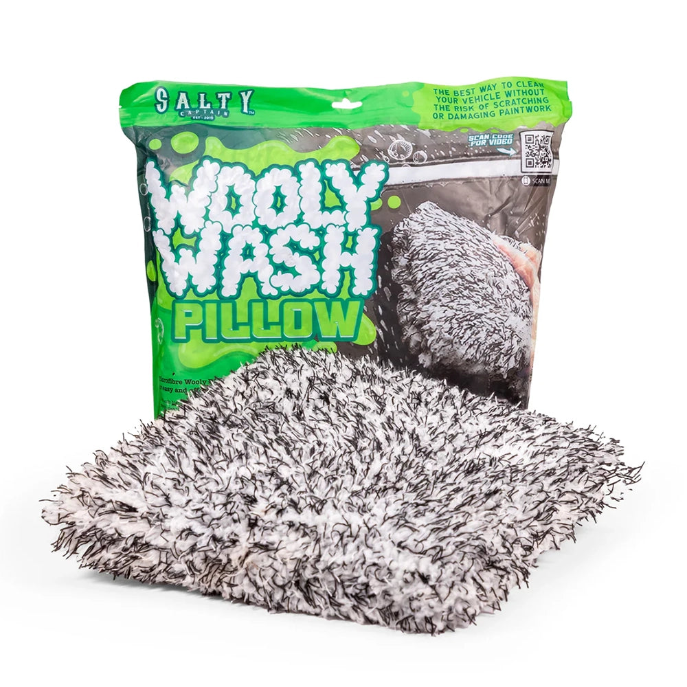 Salty Captain Wooly Wash Microfibre Pillow - ACCWWMPEA
