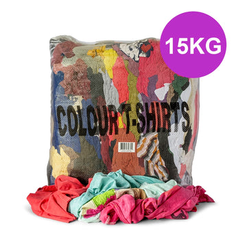 Wrags 15kg Coloured T-Shirt Rag Bag - SIC15