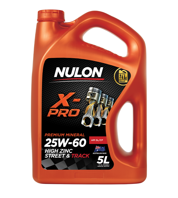 Nulon XPR25W60-5 X-Pro 25W-60 High Zinc Street & Track 5L (Pickup Only)