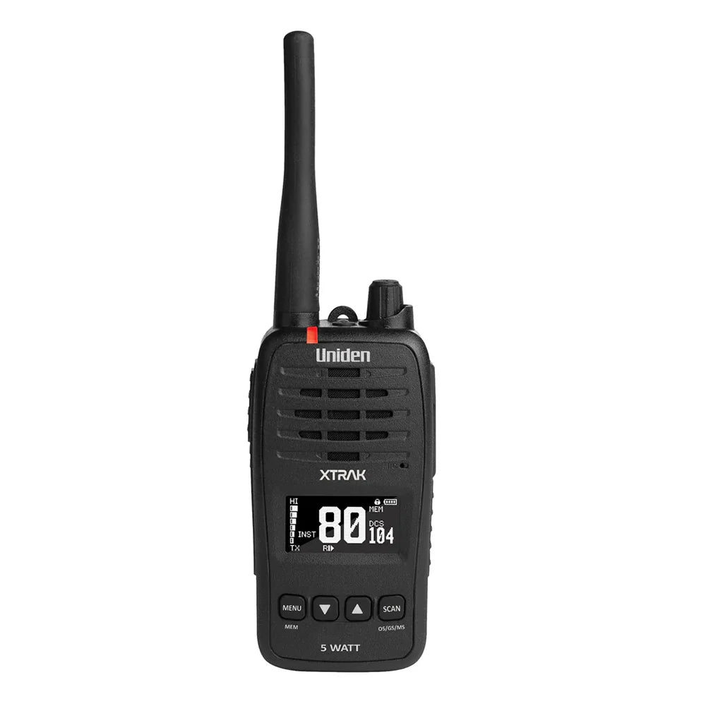 Uniden 5 Watt Waterproof Smart UHF Handheld Radio - XTRAK50