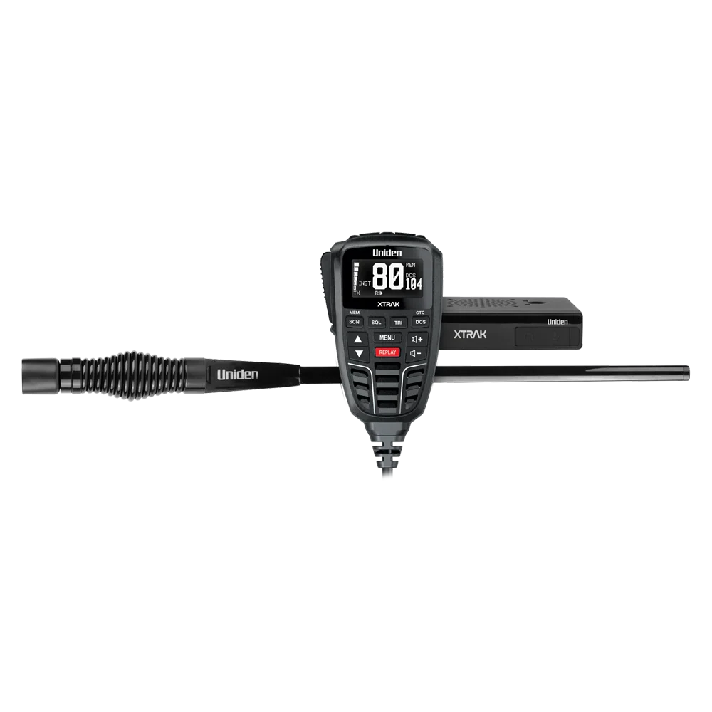 Uniden XTRAK80 Adventure Pack - Smart UHF Radio + ATX890S Heavy Duty Antenna - XTRAK80 ADV