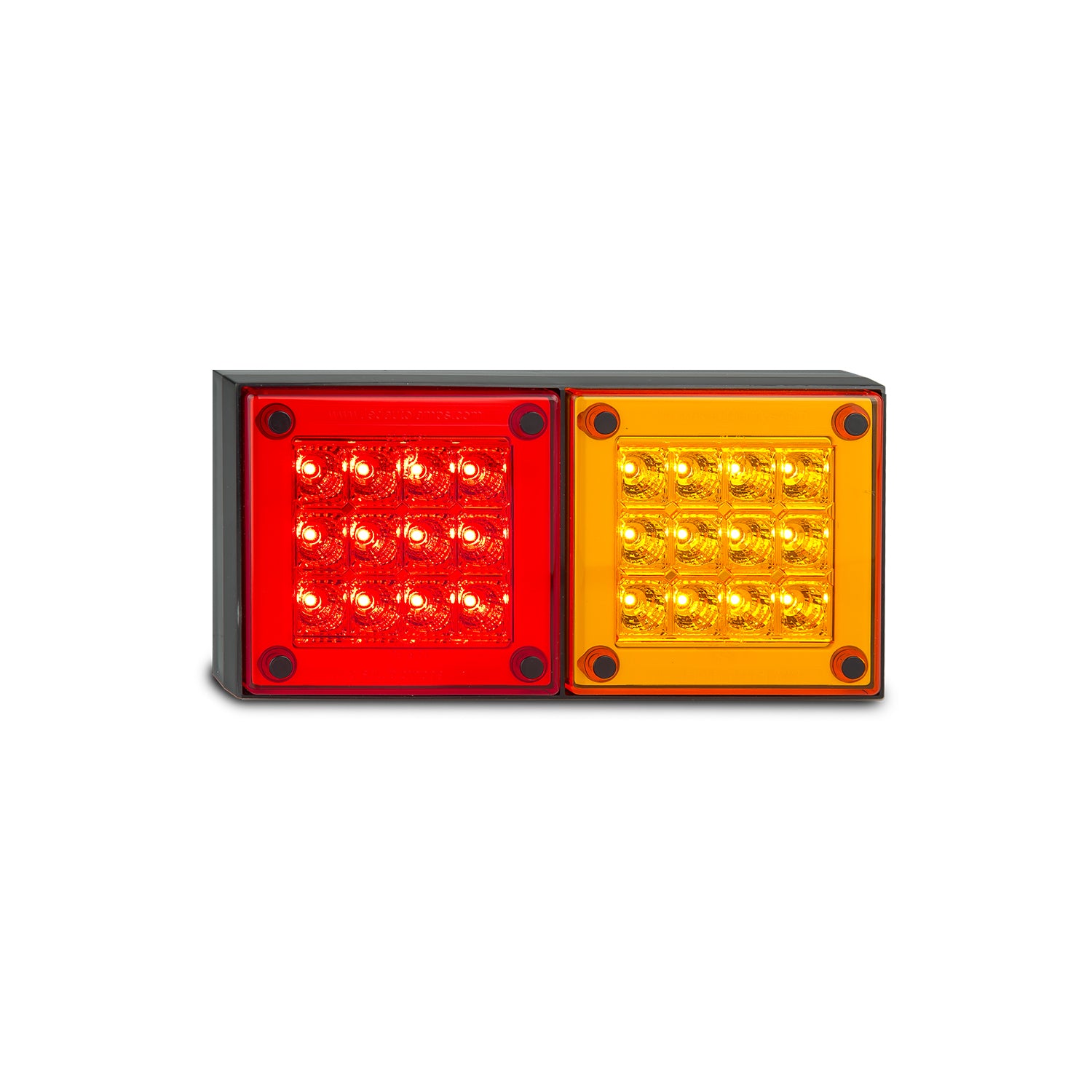 LED Autolamps 280ARM Rear Combination LED Lamp Mini Jumbo Twin Assembly - Stop/Tail/Indicator