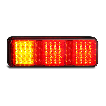 LED Autolamps 283ARRM Rear Combination LED Lamp with Screw or Bolt On Mounting and Reflector - Stop/Tail/Indicator