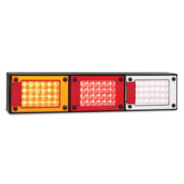 LED Autolamps J3BARWM Rear Combination Jumbo LED Lamp with Reflector - Stop/Tail/Indicator/Reverse