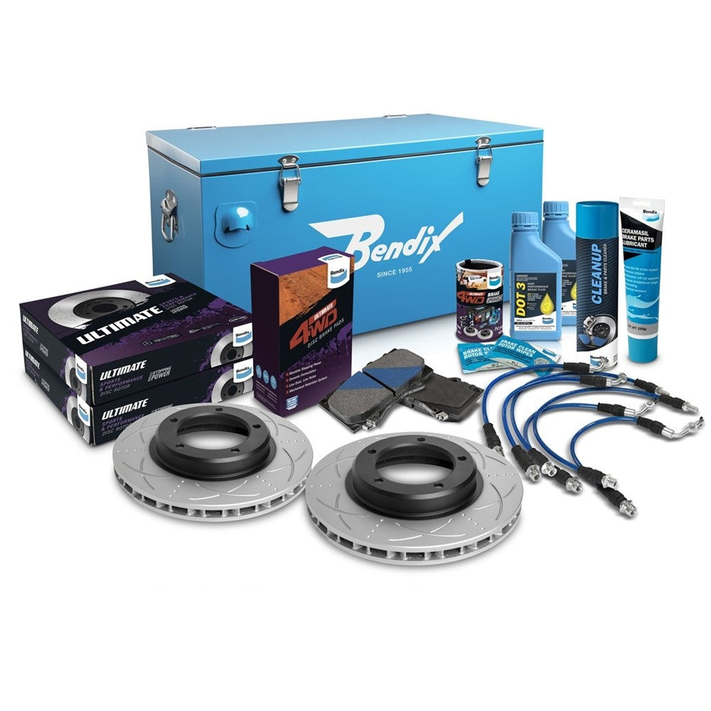 Vehicle Bendix Bendix Ultimate 4WD Brake Upgrade Kit - U4WD-BUK87+2 (Bulky Item ...