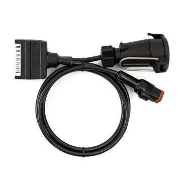 Elecbrakes A7-7LR Plug and Play Adapter Flat 7 Pin To Large Round 7 Pin