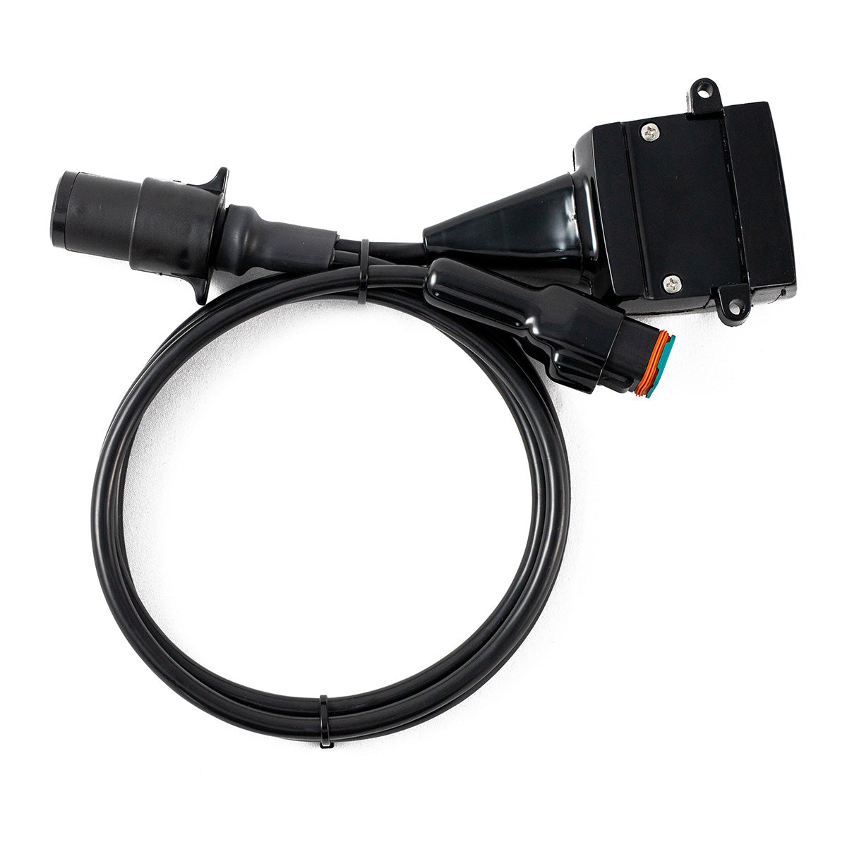 Elecbrakes A7SR-12 Plug and Play Adapter Small Round 7 Pin To Flat 12 Pin