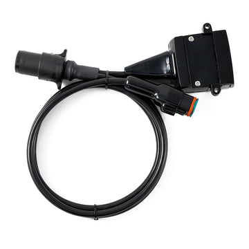 Elecbrakes A7SR-12 Plug and Play Adapter Small Round 7 Pin To Flat 12 Pin