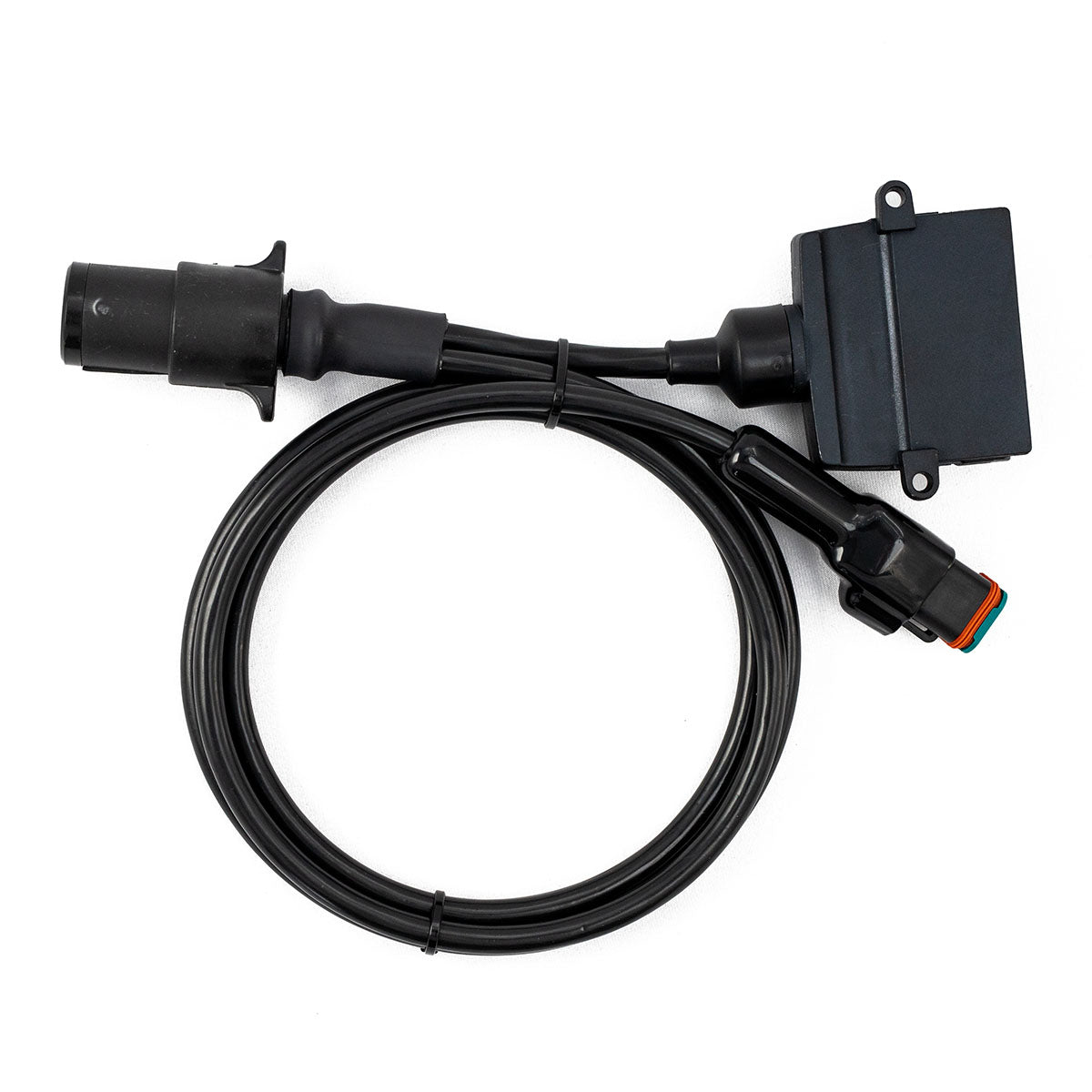 Elecbrakes A7SR-7 Plug and Play Adapter Small Round 7 Pin To Flat 7 Pin