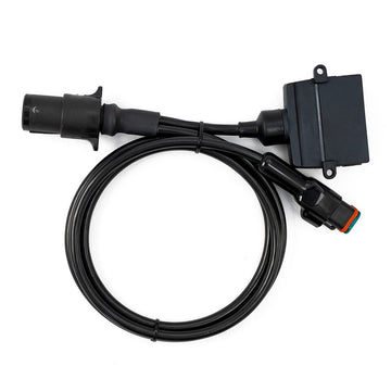 Elecbrakes A7SR-7 Plug and Play Adapter Small Round 7 Pin To Flat 7 Pin