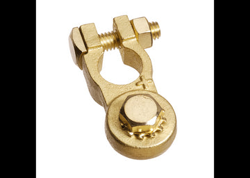 Projecta BT142H-P1 Brass Heavy Duty Stud Terminal Clamp, Positive