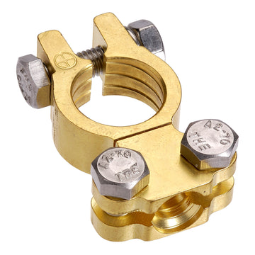 Projecta BT611-P1 Forged Brass Saddle Terminal Clamp, Positive