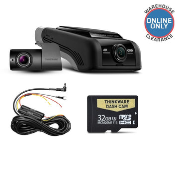 Thinkware U1000 4K Front and 2K Rear Dash Cam with Hardwiring Kit and 32GB SD Card - U4KD32