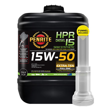 Penrite HPR Diesel 15 Semi Synthetic Engine Oil 15W-50 10L - HPRD15010 (Pickup Only)