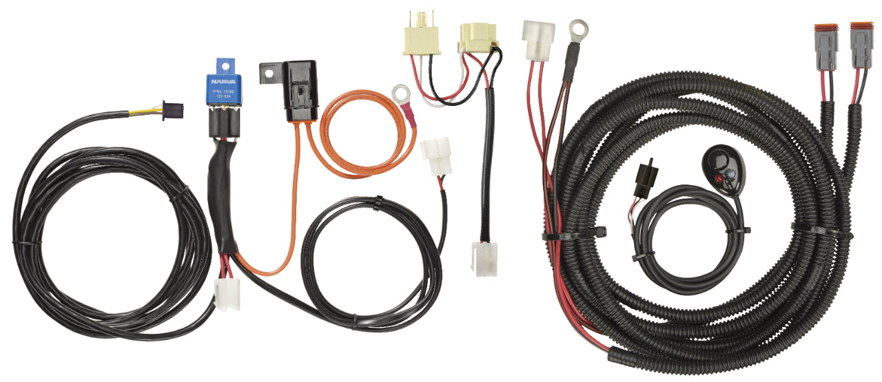 Narva 71732BK Ultima 180 Mk2 Twin Driving Light Kit - Black (Bulky Item - Freight Applies)