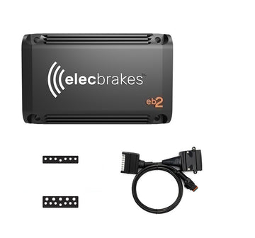 BUNDLE Elecbrakes EB2 + Adapter (Flat 7 Pin To Flat 12 Pin) Electric Trailer Brake Controller - A7-12