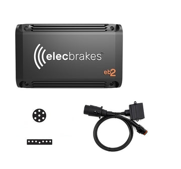 BUNDLE Elecbrakes EB2 + Adapter (Lg Rnd 7 Pin To Flat 7 Pin) Electric Trailer Brake Controller - A7LR-7