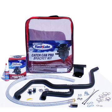 Flashlube FCCKT07 Catch Can Bracket Kit & Assembly Suits Mazda BT50, Suits Ford Ranger 2.2, 3.2L 2011-on  (Electronic Steering - No Power Steering Reservoir) - FCCKT07