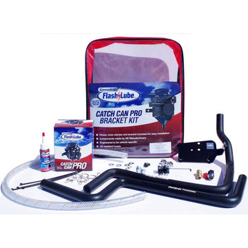 Flashlube FCCKT29 Catch Can Bracket Kit & Assembly Suits Toyota Hilux / Fortuner 2.8L D4D -