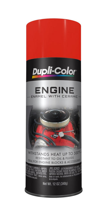 Dupli-Color Engine Enamel - Chevy Orange-Red, 340g - DE1607 (Pickup Only)